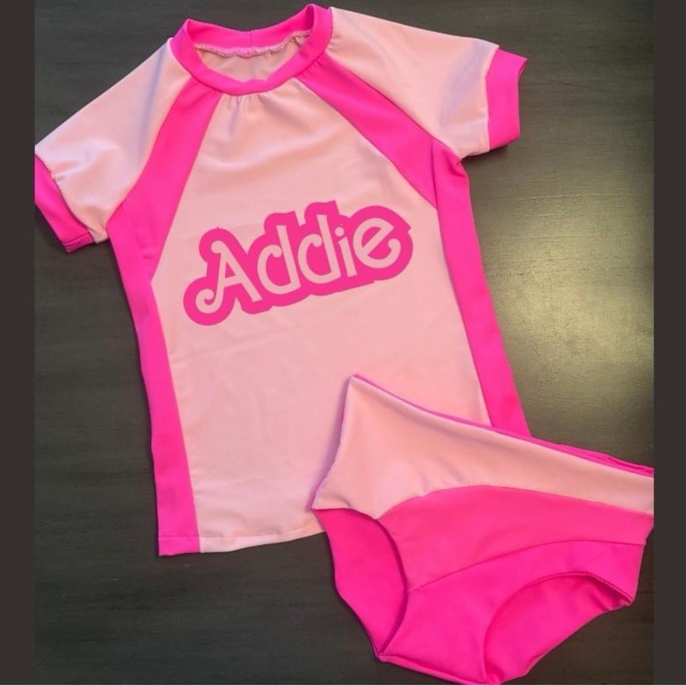 Two piece Barbie Girl Style Swimsuit